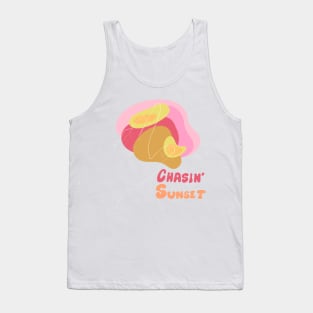 Chasin' Sunset Strawberry Tank Top